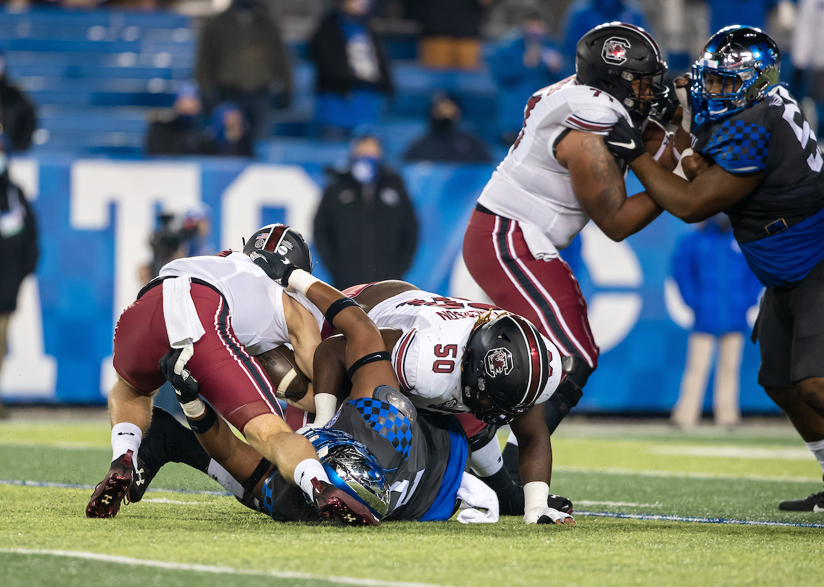 Phil Hoskins

Kentucky beats South Carolina, 41-18.

Photo by Jacob Noger | UK Football