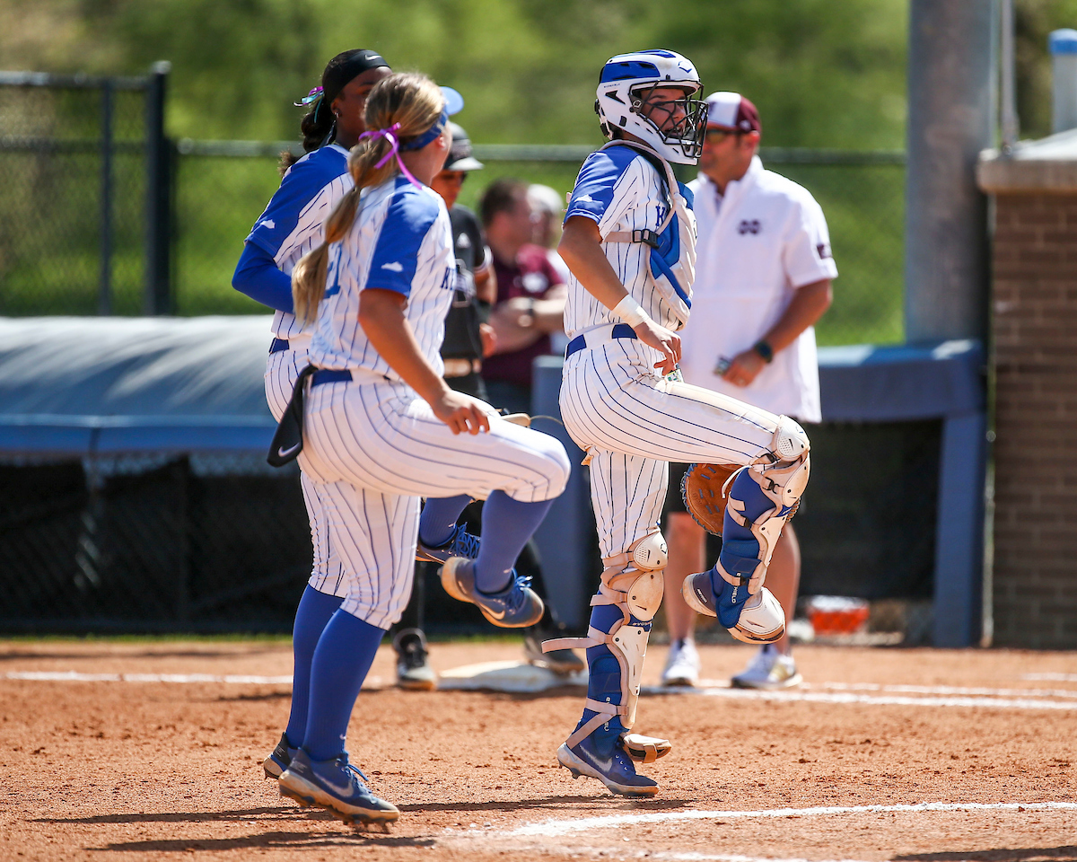 Kayla Kowalik. Erin Coffel.Kentucky defeats Mississippi State 9-5.Photo by Sarah Caputi | UK Athletics