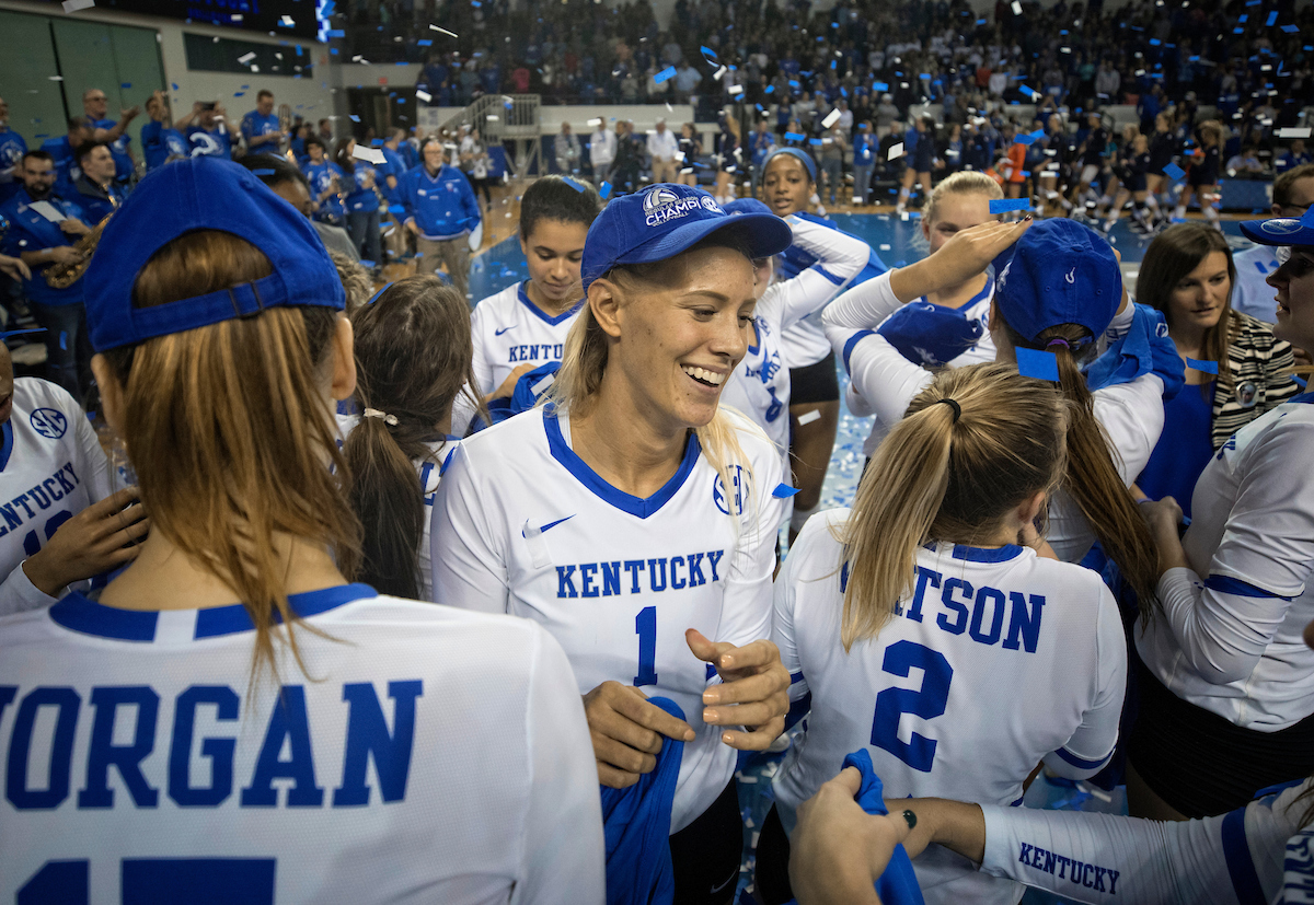 as Kentucky defeated  Auburn 3-0 on November 24, 2018.  Photo by Mark Cornelison | UKphoto