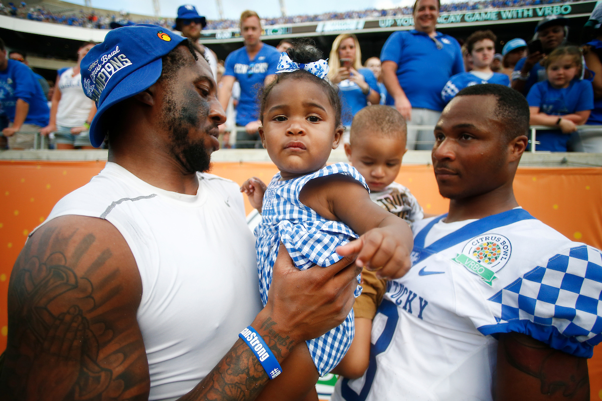 Tavin Richardson. Derrick Baity.

The UK football team beat Penn State27-24 in the Citrus Bowl.

Photo by Chet White | UK Athletics