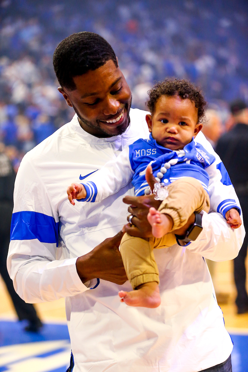 Ravi Moss. 

2019 Big Blue Madness. 

Photo by Eddie Justice | UK Athletics