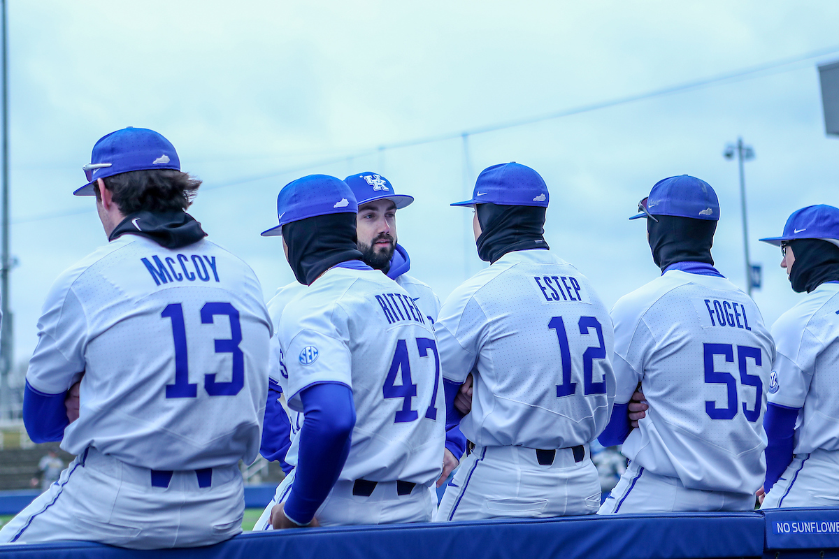 Coach Nick Ammirati.

Kentucky defeats Western Michigan 14-3.

Photo by Sarah Caputi | UK Athletics