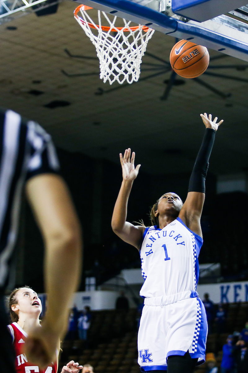 Robyn Benton.

Kentucky beats Indiana 72-68.

Photo by Hannah Phillips | UK Athletics