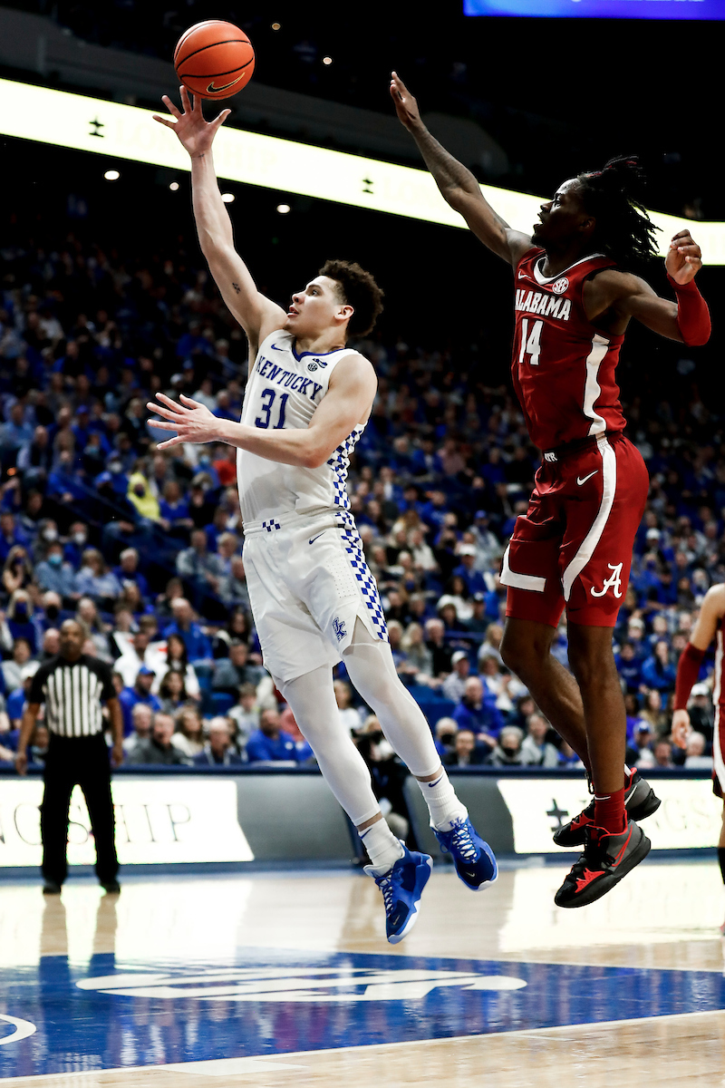 Kellan Grady.

Kentucky beat Alabama 90-81.

Photos by Chet White | UK Athletics
