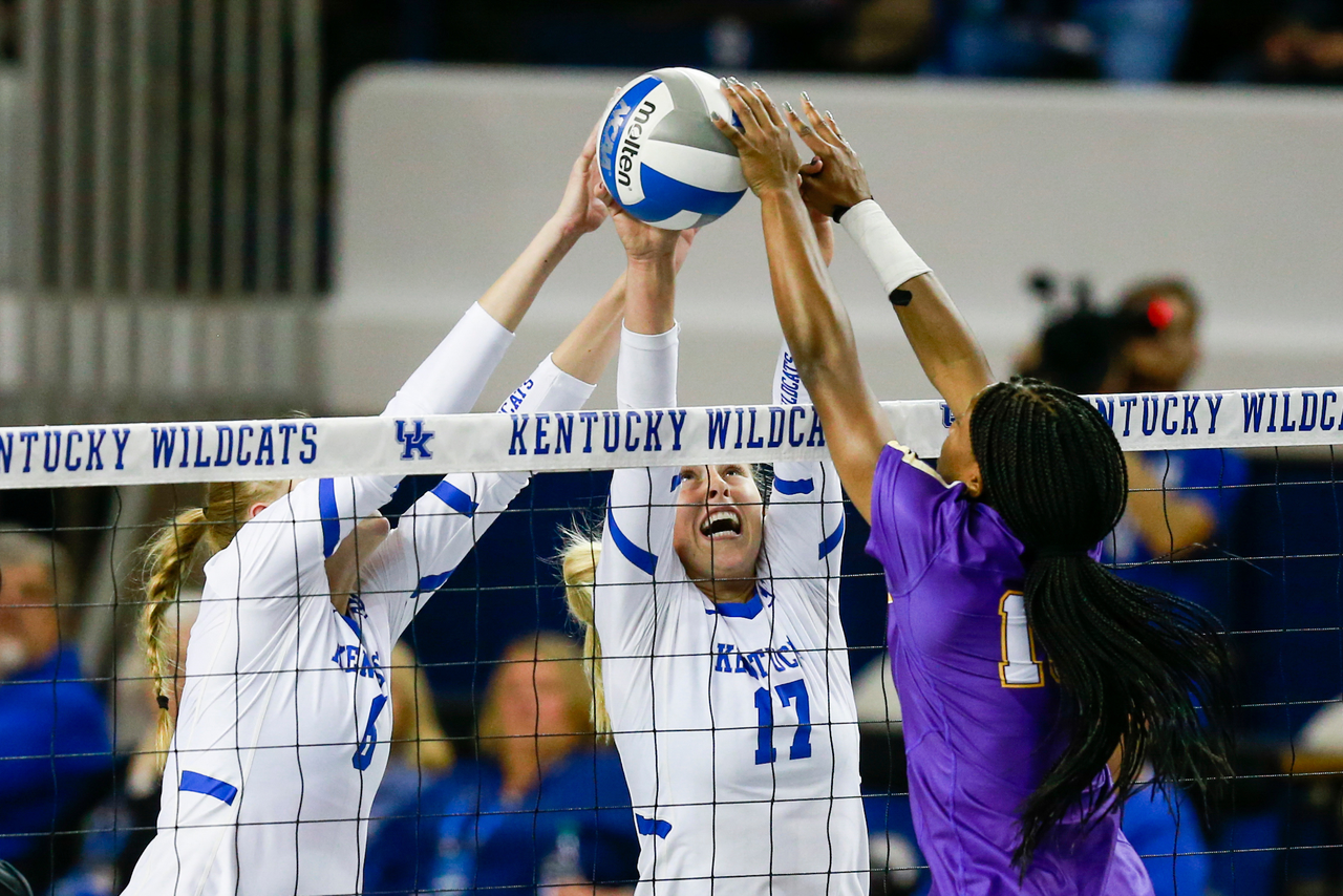 Alli Stumler.

UK sweeps LSU 3-0.

Photo by Hannah Phillips | UK Athletics