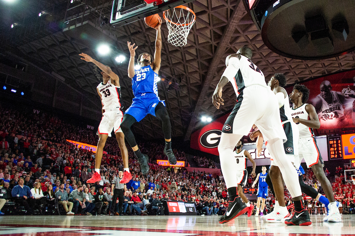 EJ Montgomery.

Kentucky beat Georgia 69-49 at Stegeman Coliseum in Athens, Ga., on Tuesday, January 15, 2019.

Photo by Chet White | UK Athletics