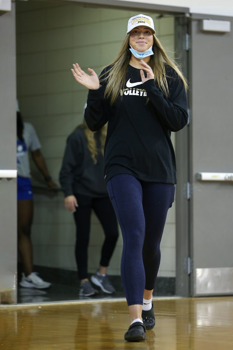 Bella Bell.

Kentucky Volleyball returns from winning NCAA Championship

Photo by Grant Lee | UK Athletics
