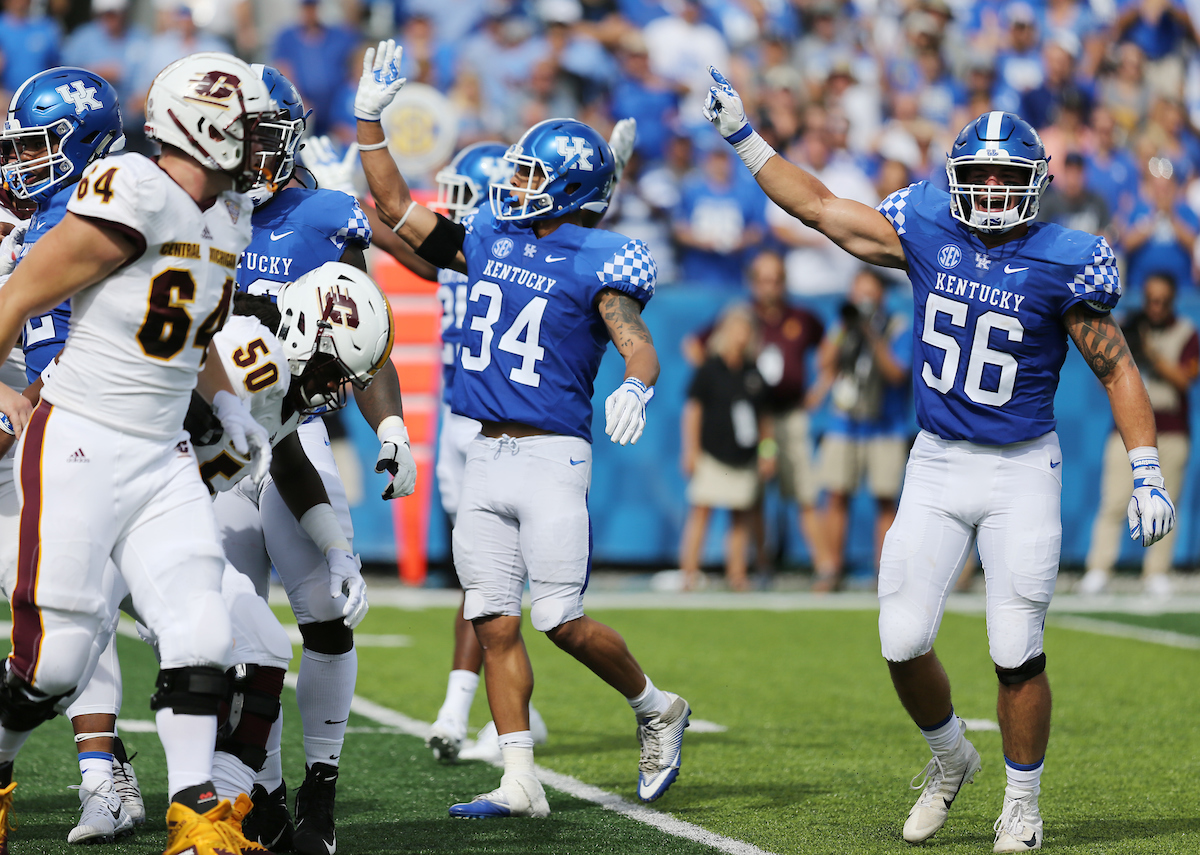 Kash Daniel


Kentucky Football beats Central Michigan 35-20.

Photo by Britney Howard | UK Athletics