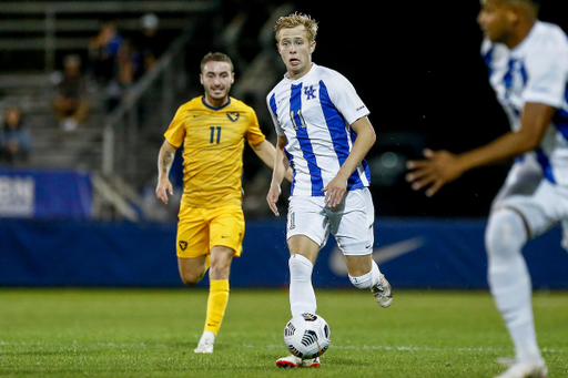 Mason Visconti.

Kentucky beats West Virginia, 1 - 0.

Photo by Harley Jennings | UK Athletics