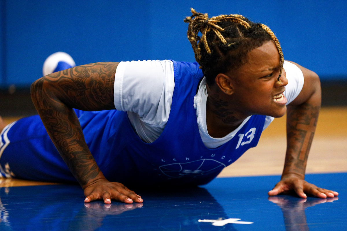 Jazmine Massengill.

Kentucky Women’s Basketball Practice.

Photo by Eddie Justice | UK Athletics