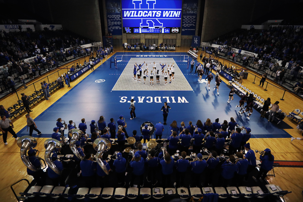 UK Volleyball sweeps Mississippi State 3-0 on Friday, November 9th, 2018 at Memorial Coliseum in Lexington, Ky.

Photo by Quinn Foster