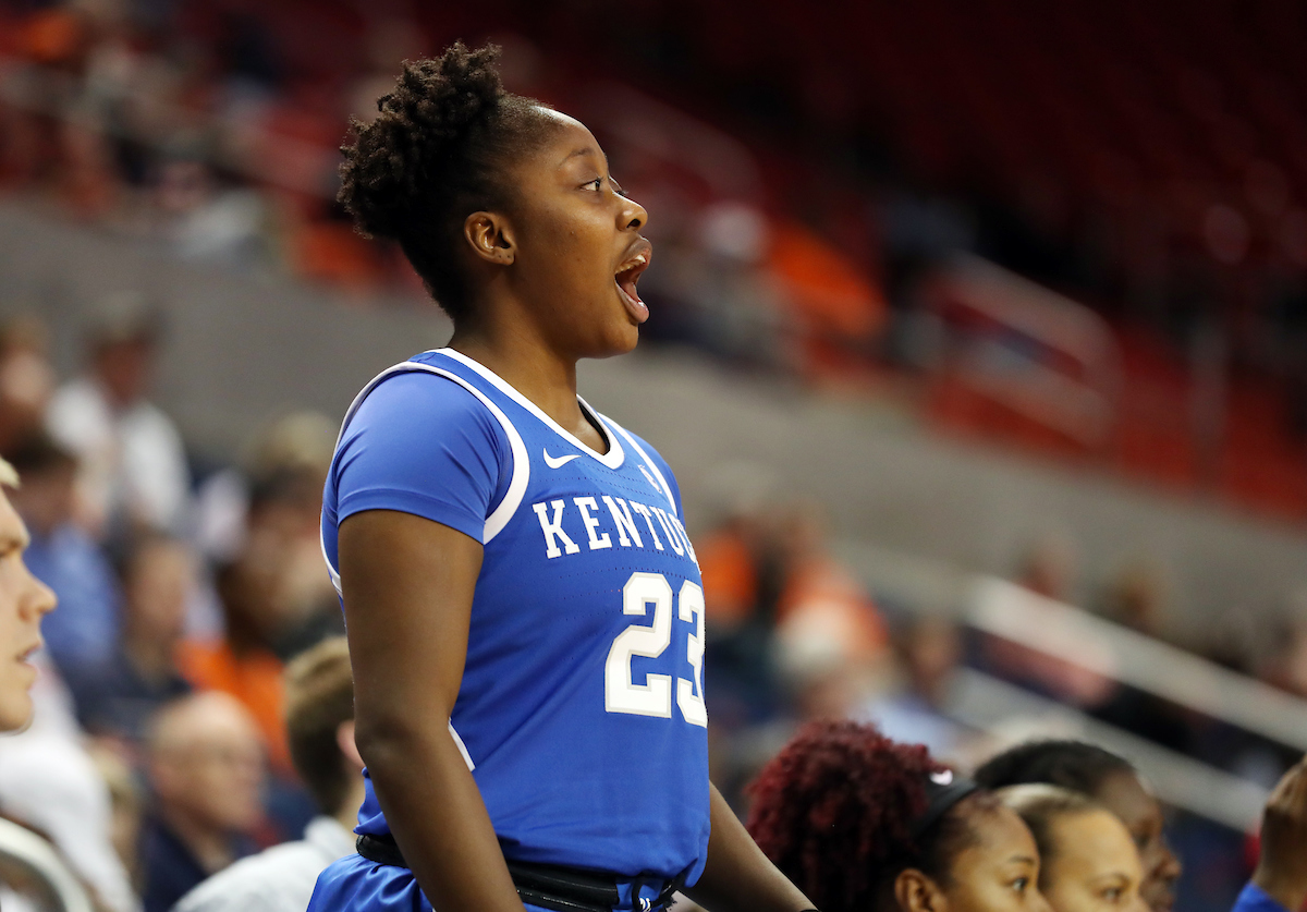 The UK Women's Basketball team beat Auburn.
Photo by Britney Howard | UK Athletics