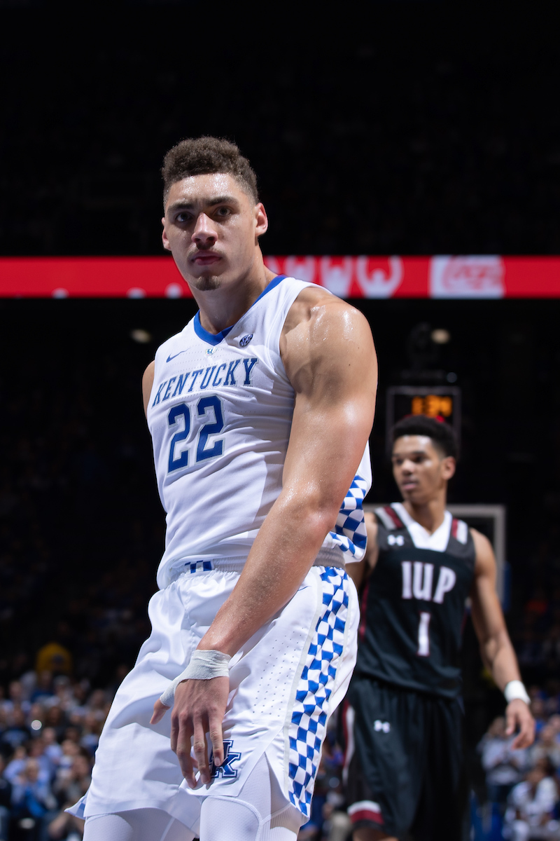 Reid Travis

Men's Basketball beats IUP 86-64.

Photo by Mark Mahan | UK Athletics