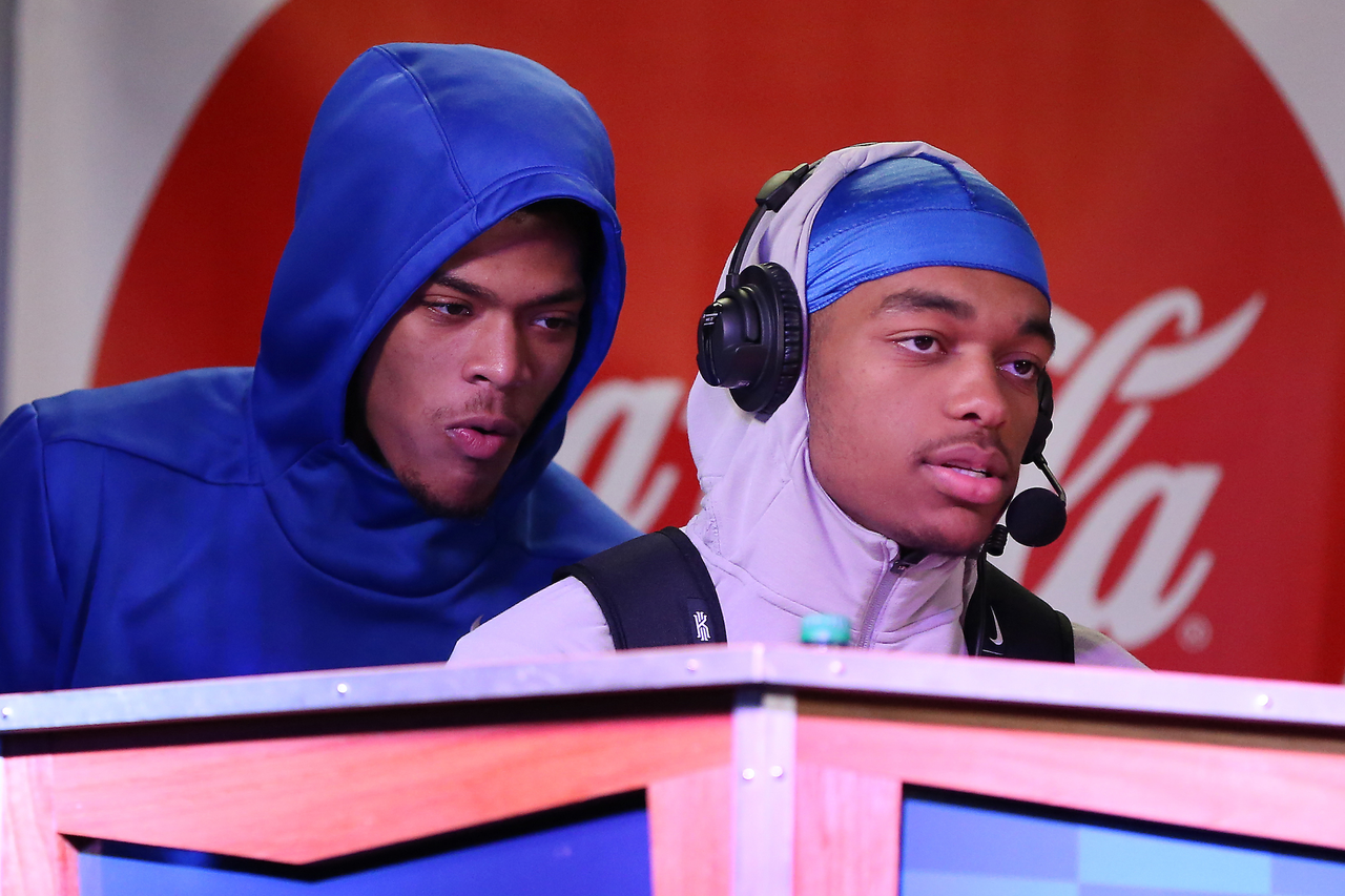 Quade Green. PJ Washington.

Madness campout. 180927.

Photo by Chet White | UK Athletics