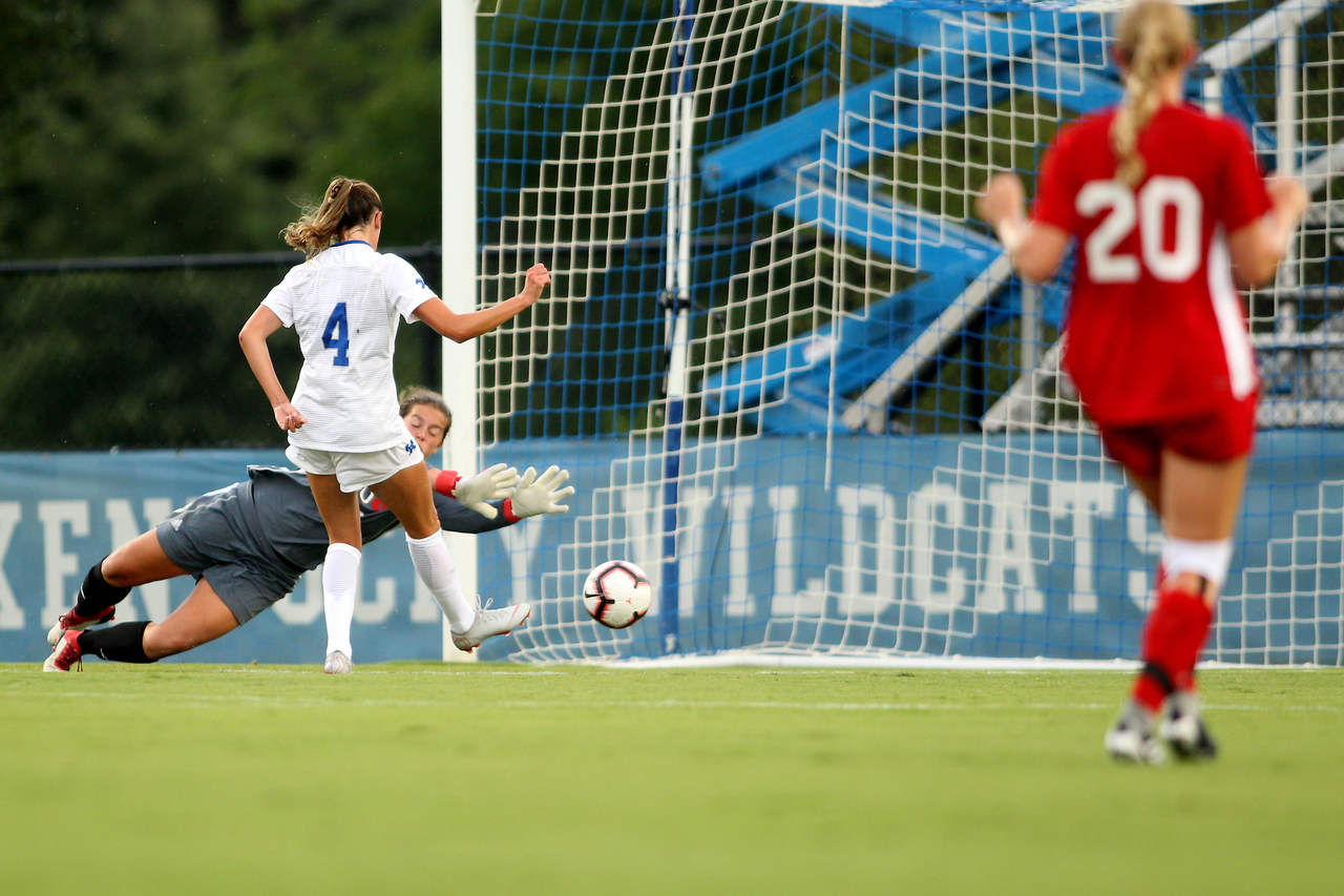 Hollie Olding.

The University of Kentucky women's soccer team beat SIUE 2-1 in the Cat's season opener on Friday, August 17th, 2018, at The Bell in Lexington, Ky.

Photo by Quinlan Ulysses Foster I UK Athletics