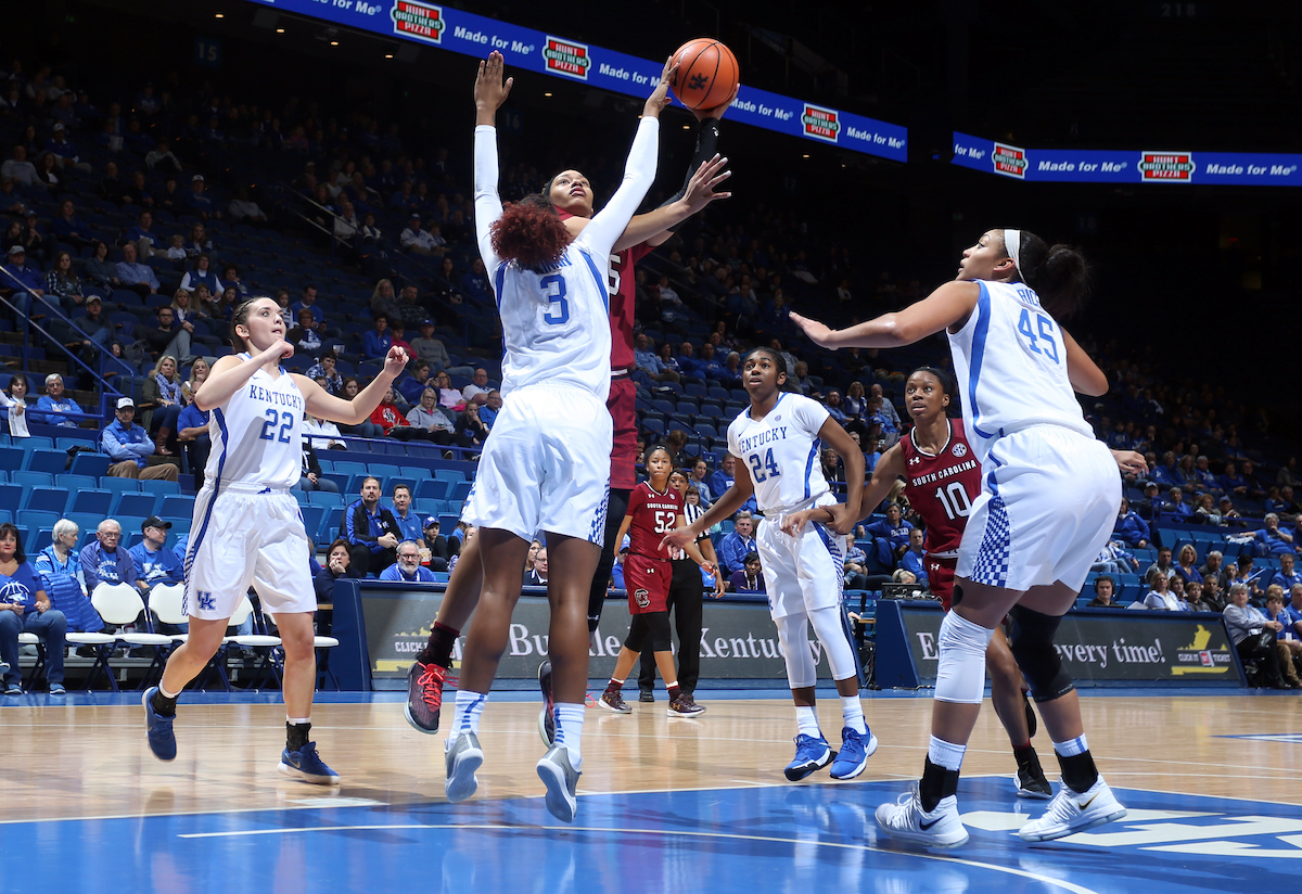 Keke McKinney

The University of Kentucky women's basketball team falls to South Carolina on Sunday, January 21, 2018 at Rupp Arena. 

Photo by Britney Howard | UK Athletics