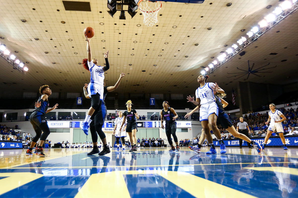 Jaida Roper. 

Kentucky fell to Florida 70 - 62. 

Photo by Eddie Justice | UK Athletics