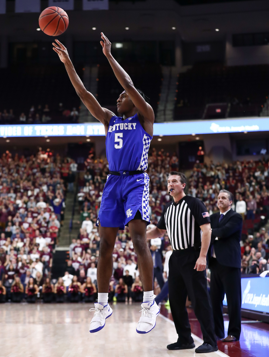 Immanuel Quickley.

Kentucky beat Texas A&M 69-60.

Photo by Elliott Hess | UK Athletics