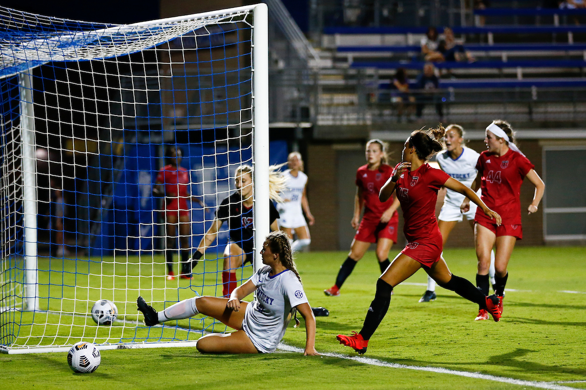 Jordyn Rhodes. 

Kentucky beats Louisiana Lafayette 5-0. 

Photo By Barry Westerman | UK Athletics
