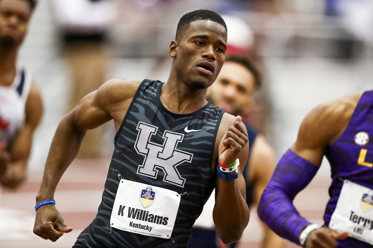 Kenroy Williams.

2020 SEC Indoors day one.

Photo by Chet White | UK Athletics