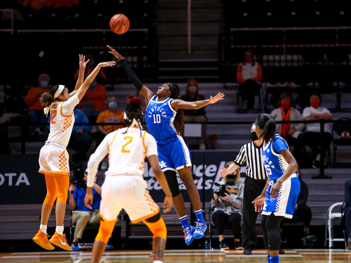 Rhyne Howard. 

Kentucky loses to Tennessee 70-53.

Photo by Eddie Justice | UK Athletics