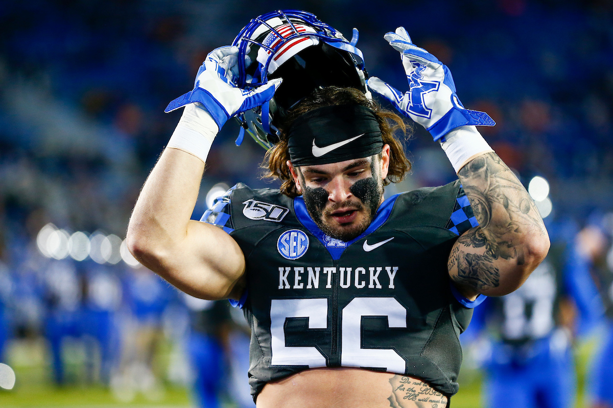 Kash Daniel. 

Kentucky falls to Tennessee  17-13.

Photo By Barry Westerman | UK Athletics