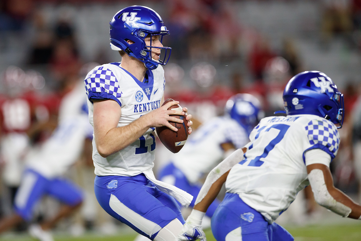 BEAU ALLEN.Kentucky falls to Alabama, 63-3.Photo by Elliott Hess | UK Athletics