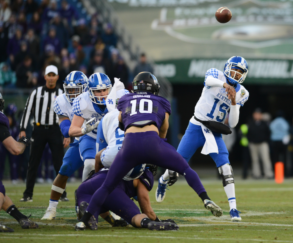 Stephen Johnson

The University of Kentucky football team falls to Northwestern 23-24 in the Music City Bowl on Friday, December 29, 2017, at Nissan Field in Nashville, Tn.