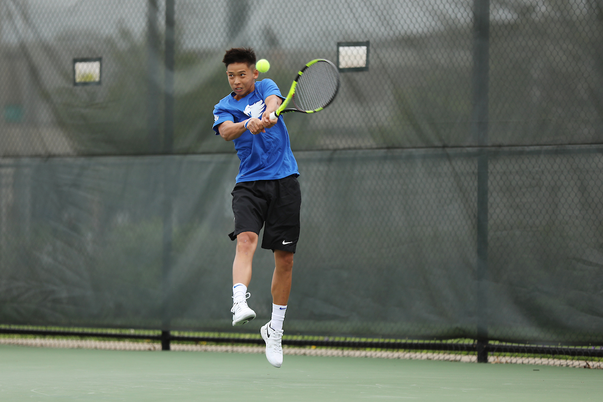 Ying-Ze Chen.

University of Kentucky men's tennis vs. Georgia.

Photo by Quinn Foster | UK Athletics