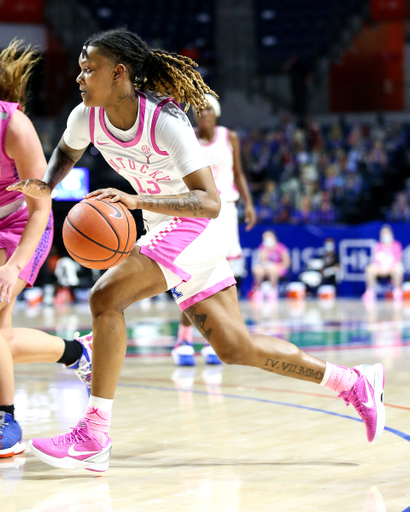 Jazmine Massengill. 

Kentucky beats Florida 88-80.

Photo by Eddie Justice | UK Athletics