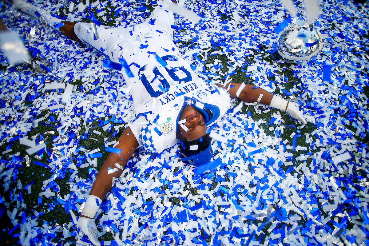 TJ Carter.

The UK football team beat Penn State27-24 in the Citrus Bowl.

Photo by Chet White | UK Athletics