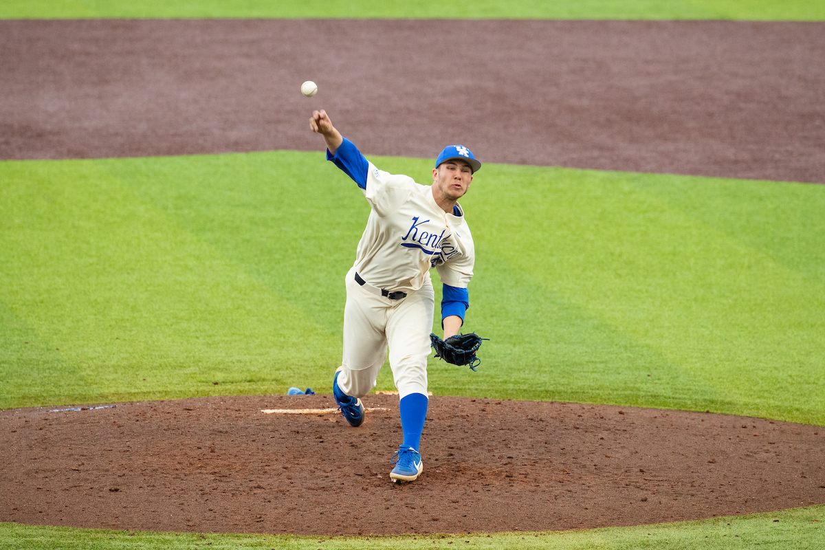 Kentucky Wildcats Tyler Burchett (55)

UK over WKU 15-0 at Kentucky Proud Park. 

Photo by Mark Mahan | UK Athletics