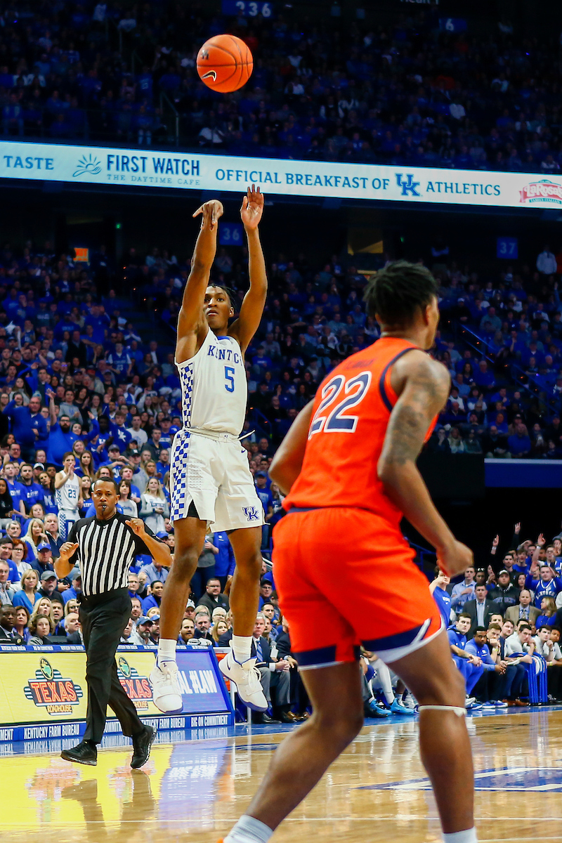 Immanuel Quickley. 

UK beat Auburn 73-66. 

Photo By Barry Westerman | UK Athletics