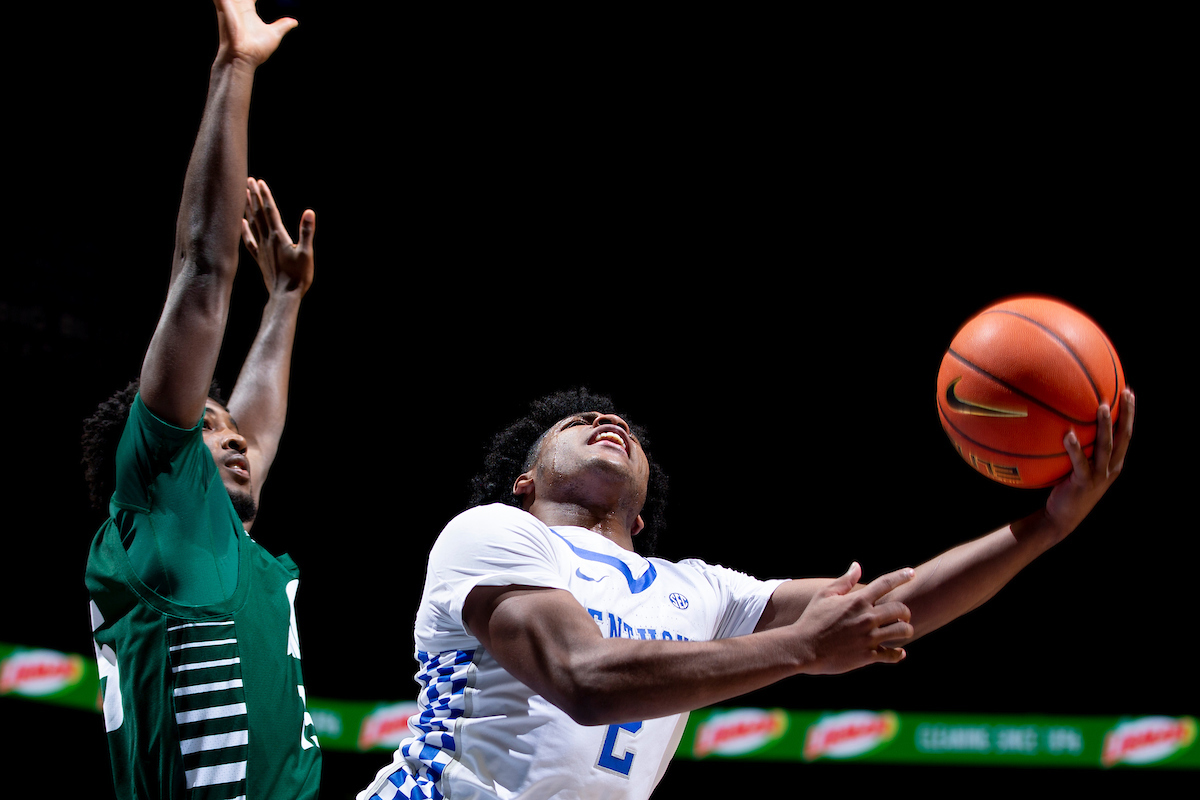 Sahvir Wheeler. 

Kentucky beat Ohio University 77-59.

Photo By Barry Westerman | UK Athletics