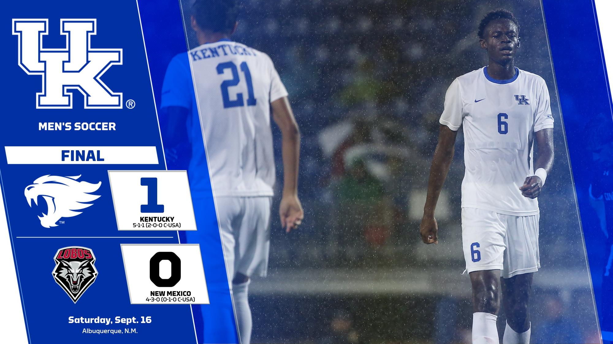 Mabika’s PK, Clean Sheet Give UK 1-0 Win at New Mexico