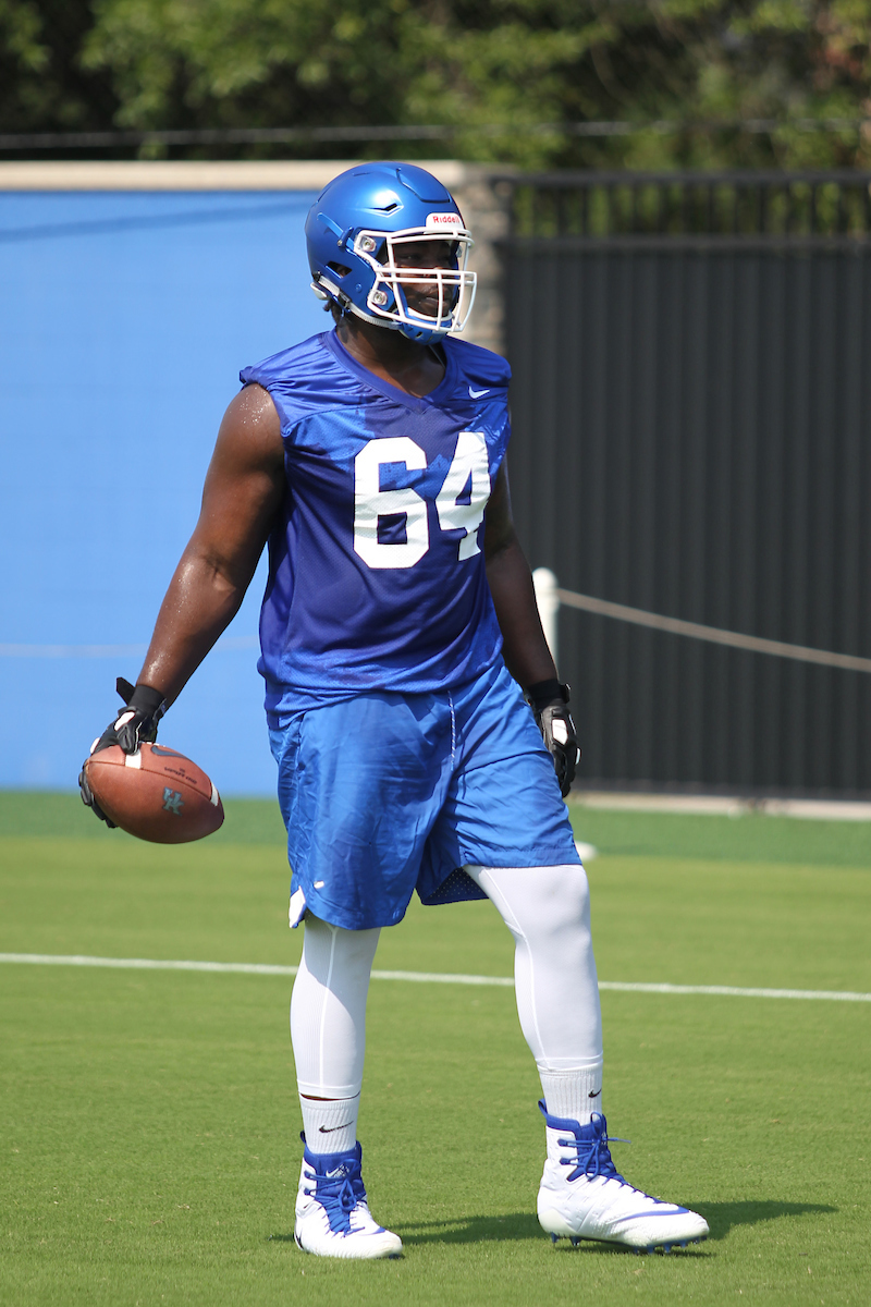 George Asafo-Adjei.

The University of Kentucky football team hosts fan day on Saturday August 4th, 2018 in Lexington, Ky.

Photo by Quinlan Ulysses Foster I UK Athletics