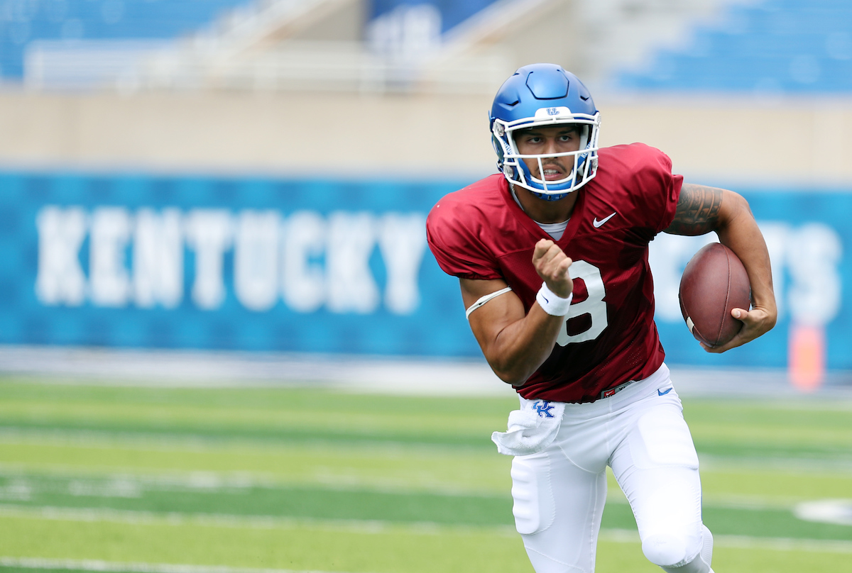 Football training camp Saturday, August 11,  2018. 

Photo by Britney Howard | UK Athletics