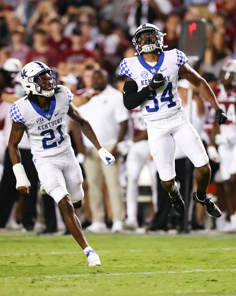 Jalen Geiger.

Kentucky beats South Carolina, 16-10.

Photo by Elliott Hess | UK Athletics