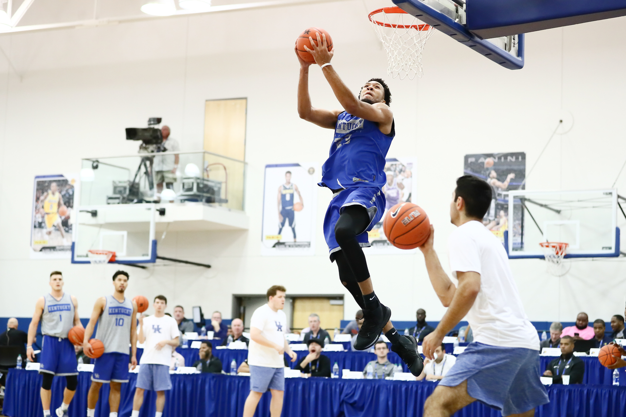 EJ Montgomery.


Kentucky men's basketball Pro Day.


Photo by Elliott Hess | UK Athletics