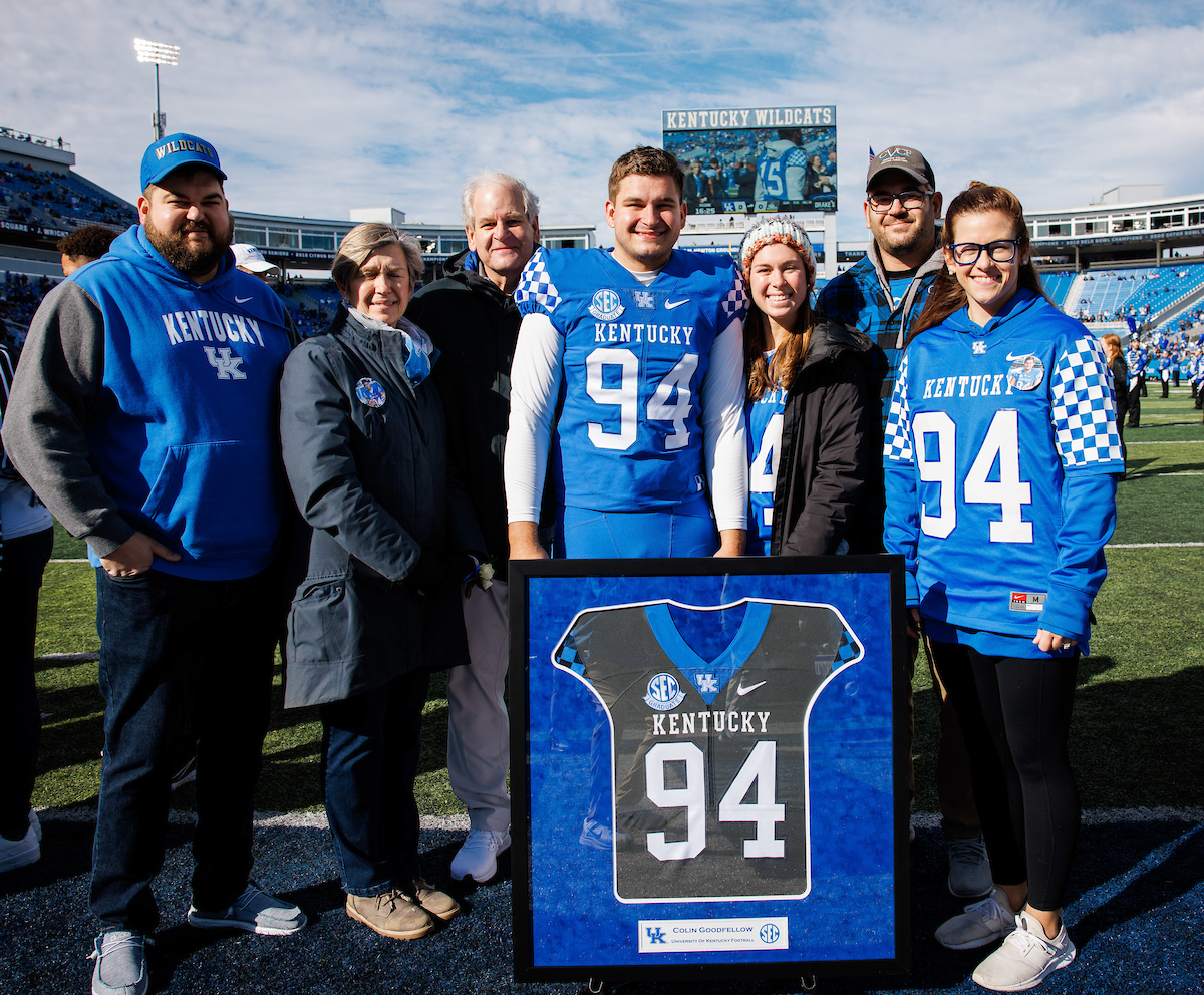 Colin Goodfellow

Kentucky beats New Mexico State 56-16.

Photo by Jacob Noger | UK Athletics