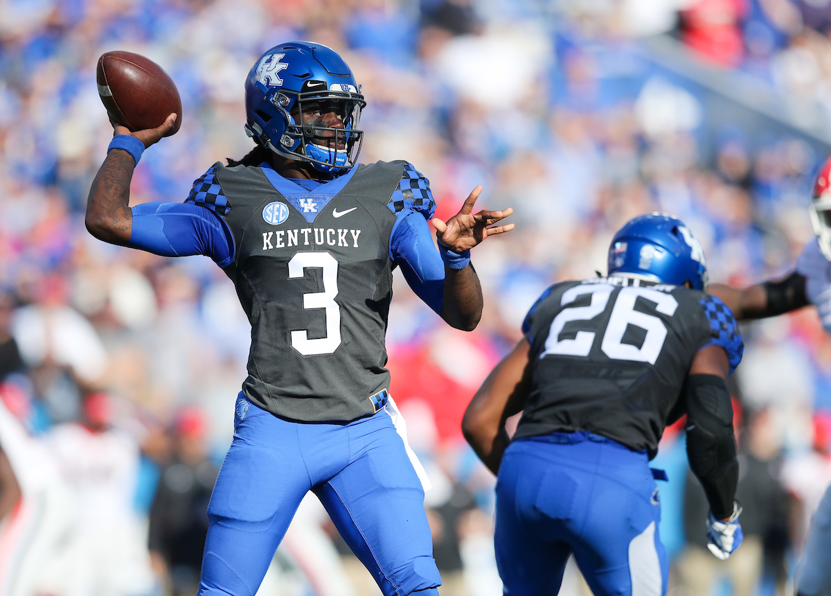 Terry Wilson. 

Georgia beats UK 34-17.


Photo by Elliott Hess | UK Athletics