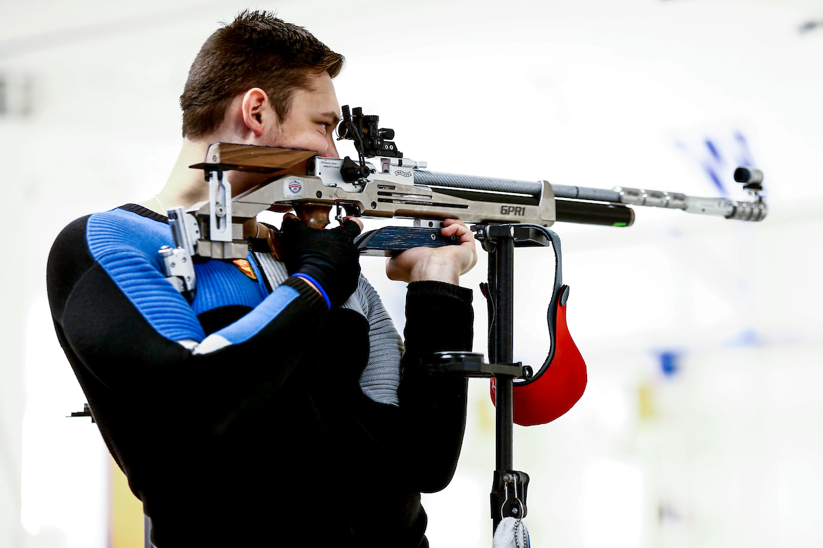 Richard Clark. 

Kentucky Rifle vs Ole Miss. 

Photo by Eddie Justice | UK Athletics