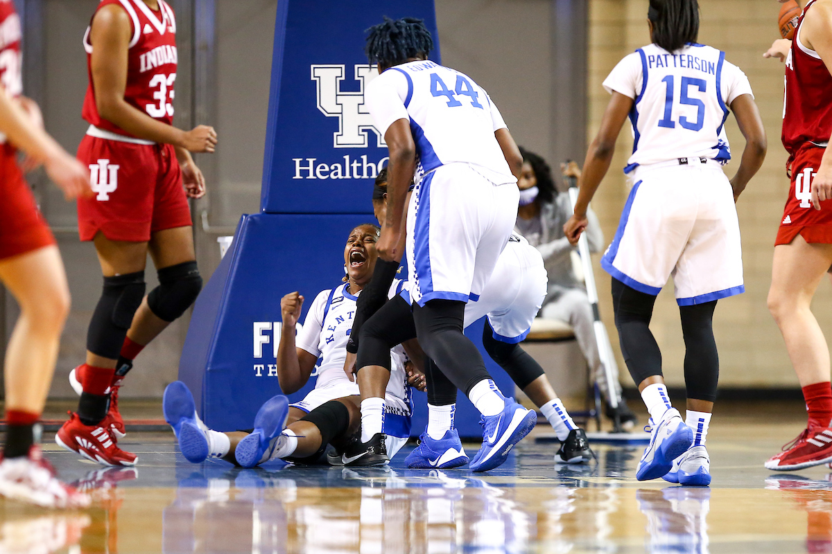 Keke McKinney.  

Kentucky beats Indiana 72-68.

Photo by Eddie Justice | UK Athletics