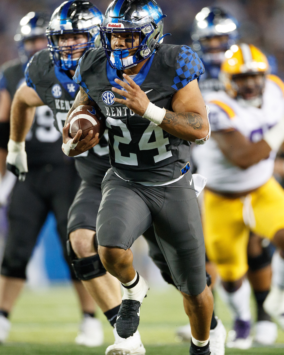 Chris Rodriguez Jr.

UK beat LSU 42-21.

Photo by Elliott Hess | UK Athletics