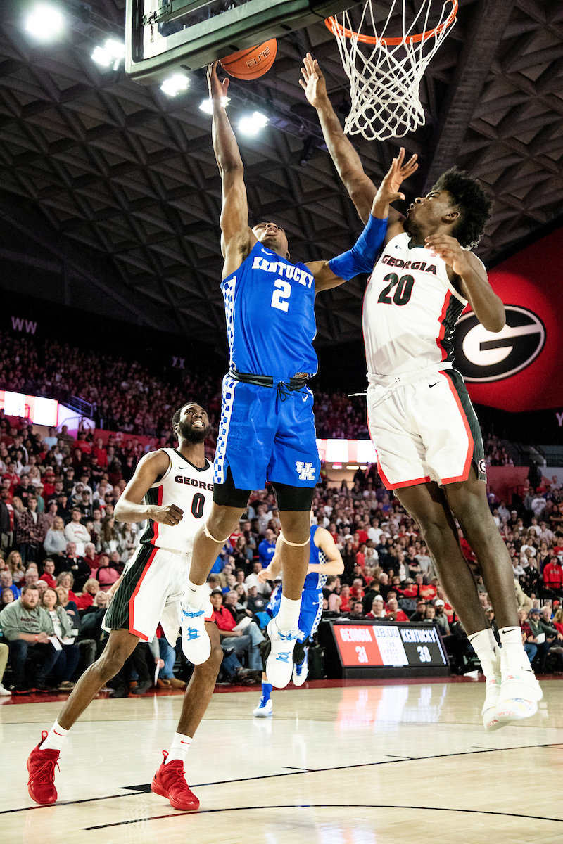 Ashton Hagans.

Kentucky beat Georgia 69-49 at Stegeman Coliseum in Athens, Ga., on Tuesday, January 15, 2019.

Photo by Chet White | UK Athletics