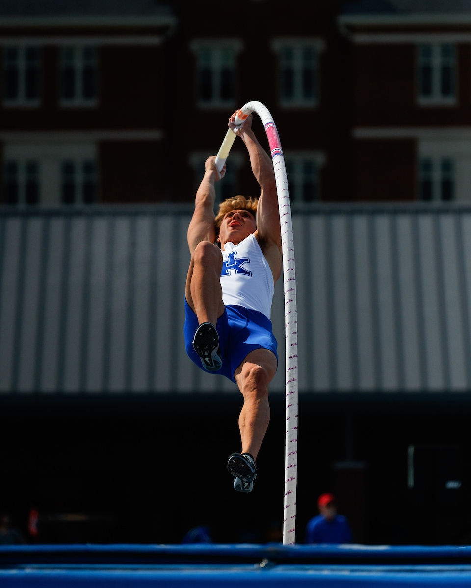 Keaton Daniel.

Day one of the Kentucky Invitational.

Photo by Elliott Hess | UK Athletics