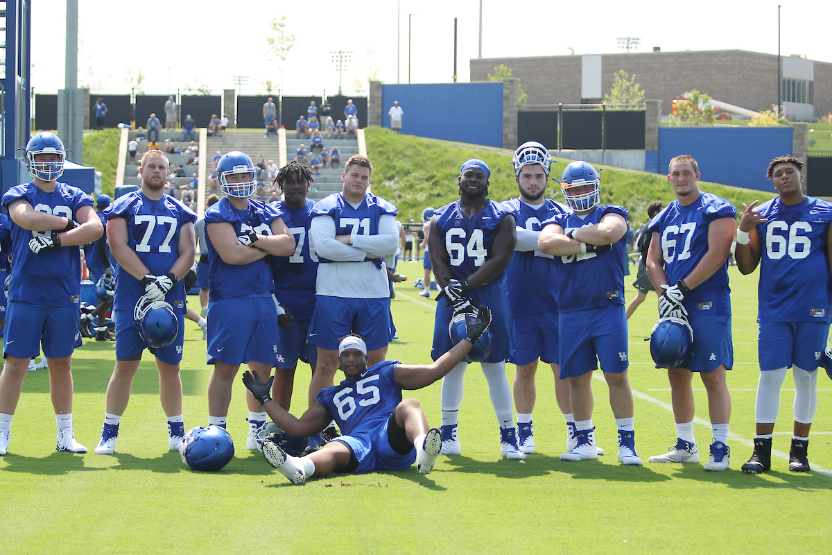 The University of Kentucky football team hosts fan day on Saturday August 4th, 2018 in Lexington, Ky.

Photo by Quinlan Ulysses Foster I UK Athletics