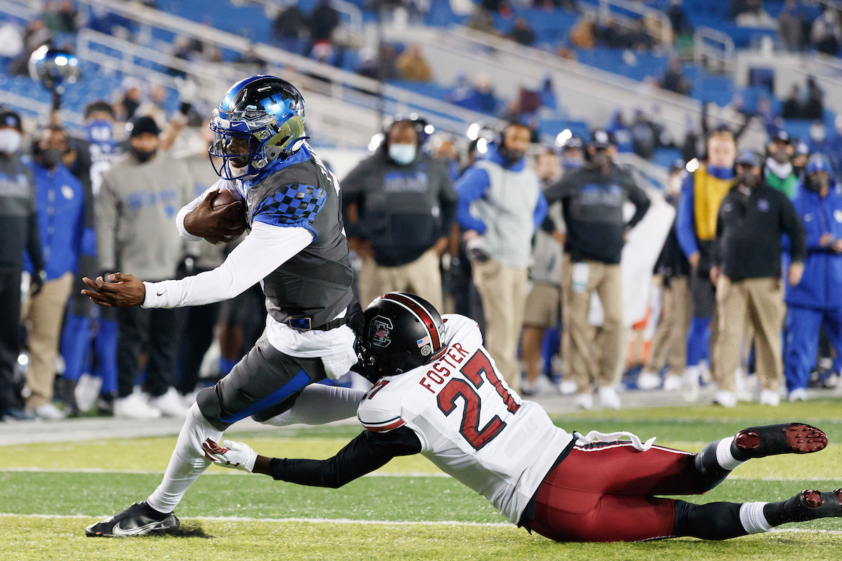 TERRY WILSON.

Kentucky beats South Carolina, 41-18.

Photo by Elliott Hess | UK Athletics