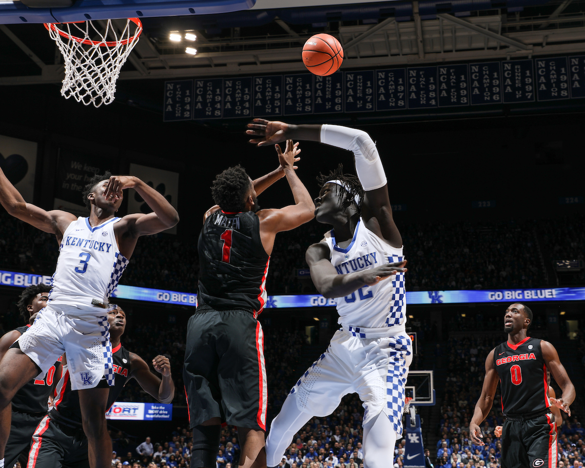 Wenyen Gabriel.

The University of Kentucky men's basketball team beat Georgia 66-61 on Sunday, December 31, 2017 at Rupp Arena in Lexington, Ky.

Photo by Elliott Hess | UK Athletics