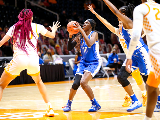 Olivia Owens. 

Kentucky loses to Tennessee 70-53.

Photo by Eddie Justice | UK Athletics